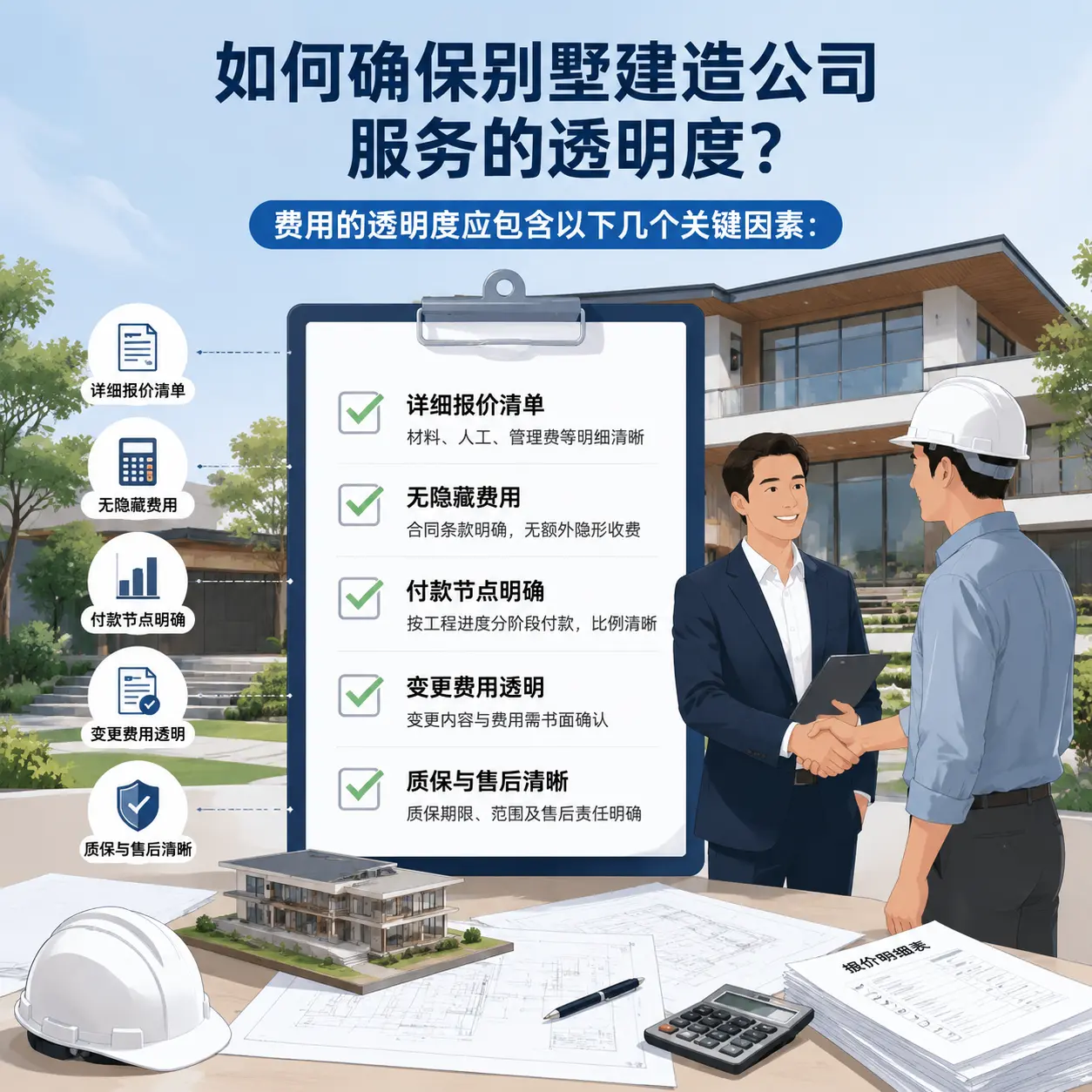 在 七星关 如何确保别墅建造公司服务的透明度？