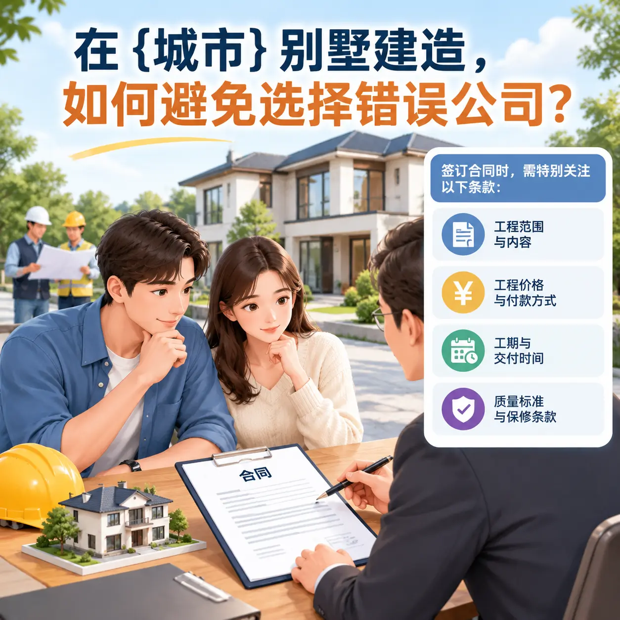 在 七星关 别墅建造，如何避免选择错误公司？