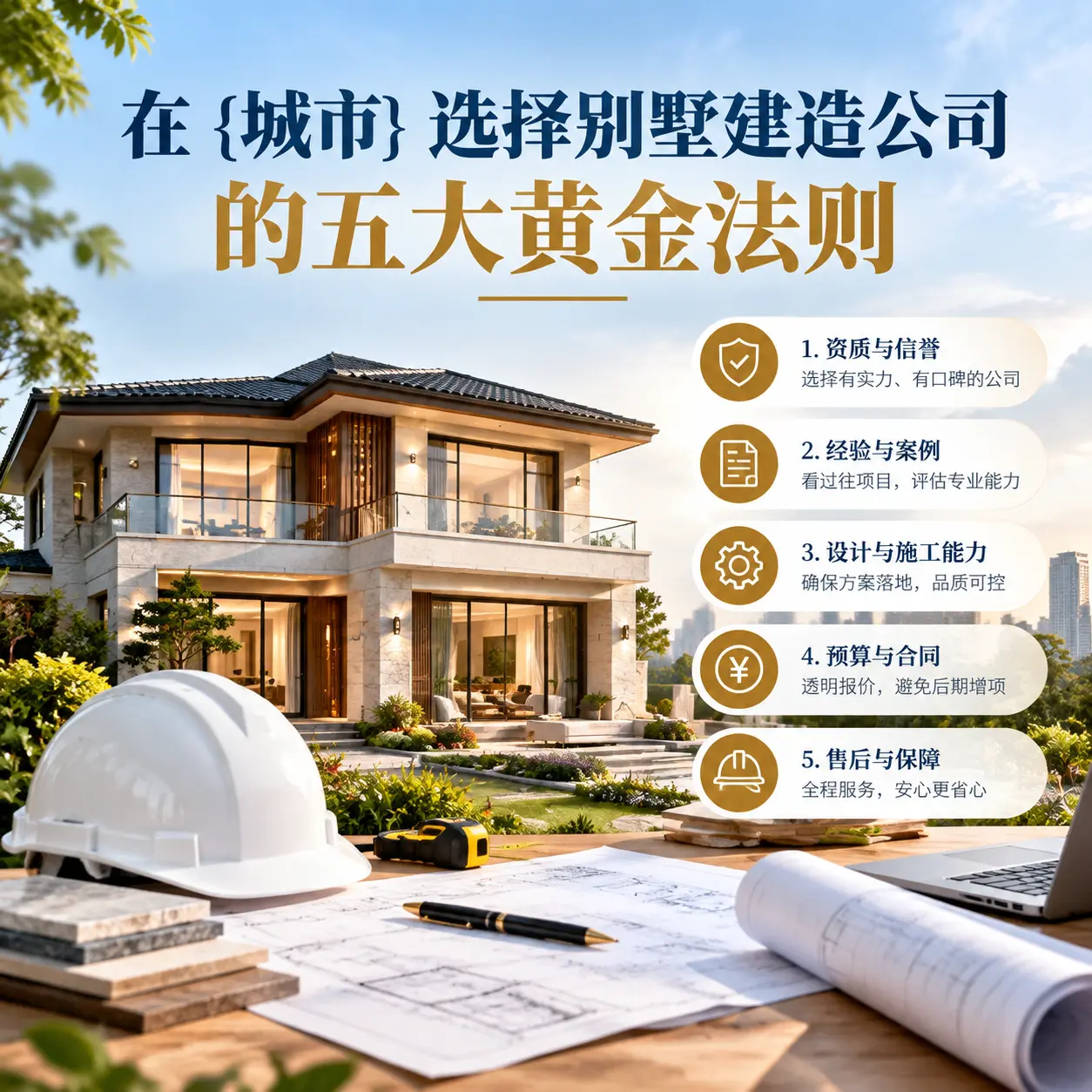 在 七星关 选择别墅建造公司的五大黄金法则