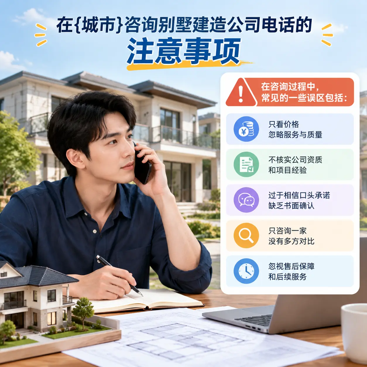 在七星关咨询别墅建造公司电话的注意事项