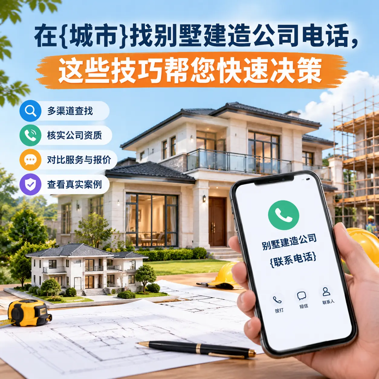 在七星关找别墅建造公司电话，这些技巧帮您快速决策