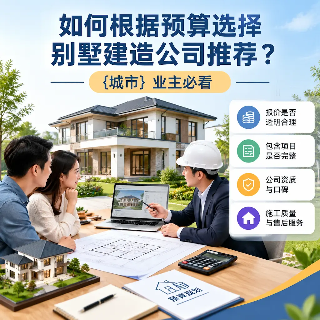 如何根据预算选择别墅建造公司推荐? 七星关 业主必看