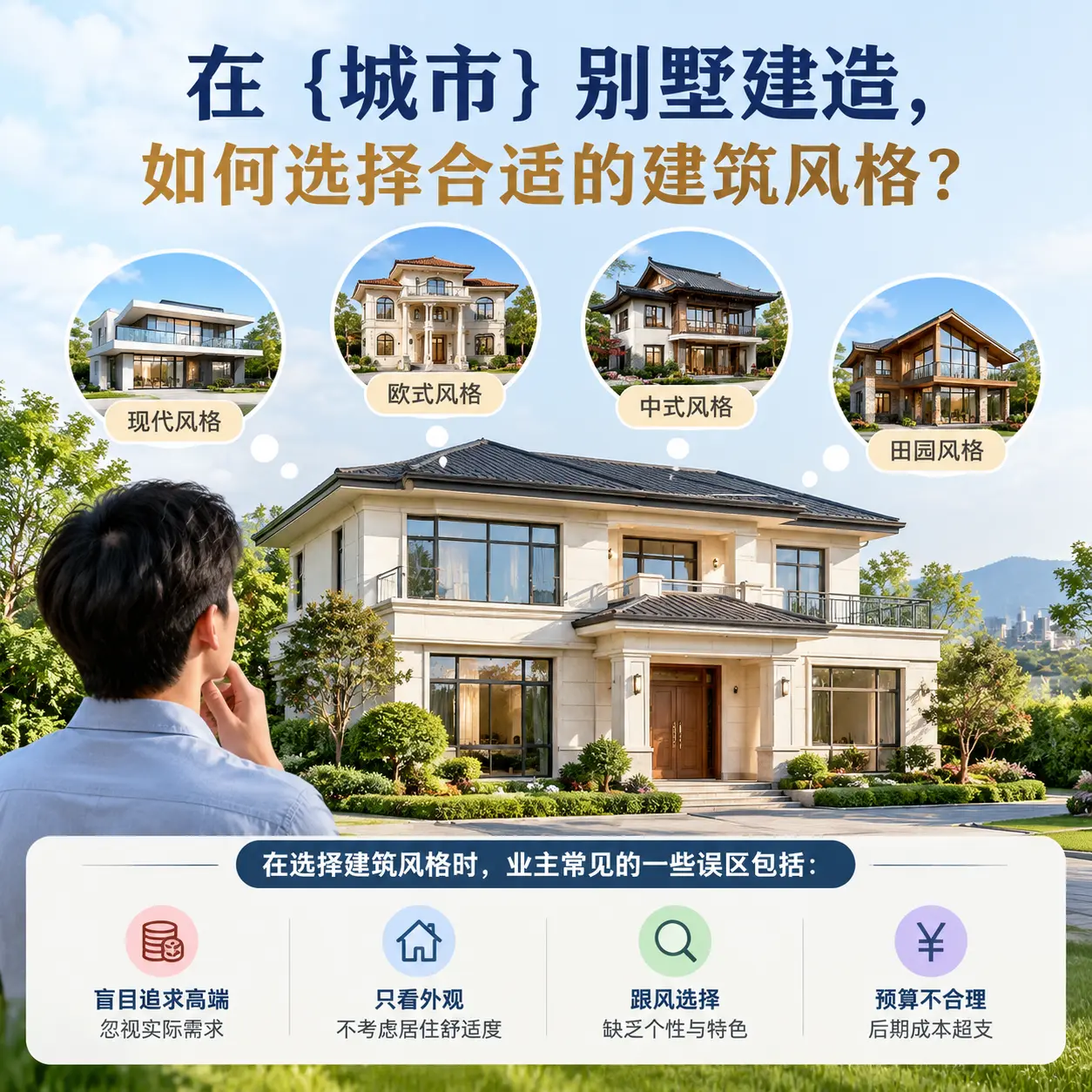 在 七星关 别墅建造，如何选择合适的建筑风格？